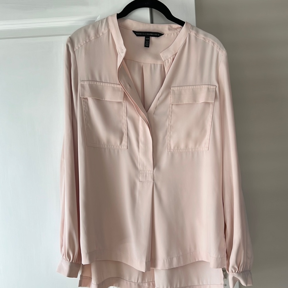 Pink blouse by White House Black Market size XXS